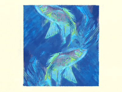 lil fishes animals digital pencil editorial fish illustration quarantine