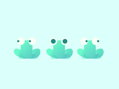 Frog 03 by Daniel Dobleu on Dribbble