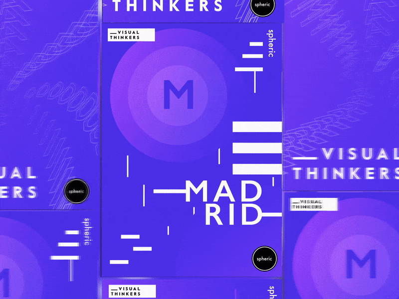 Visual thinkers posters 2020 aftereffects animation c4d colors geometric gradient motion poster art poster design type