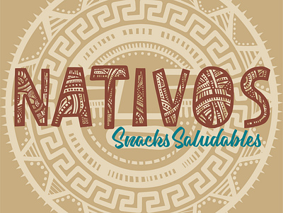 NATIVOS branding design illustration logo vector