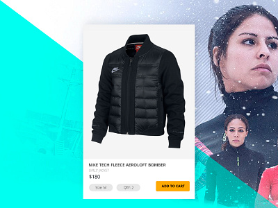 E-commerce Card card design ecommerce nike shop store