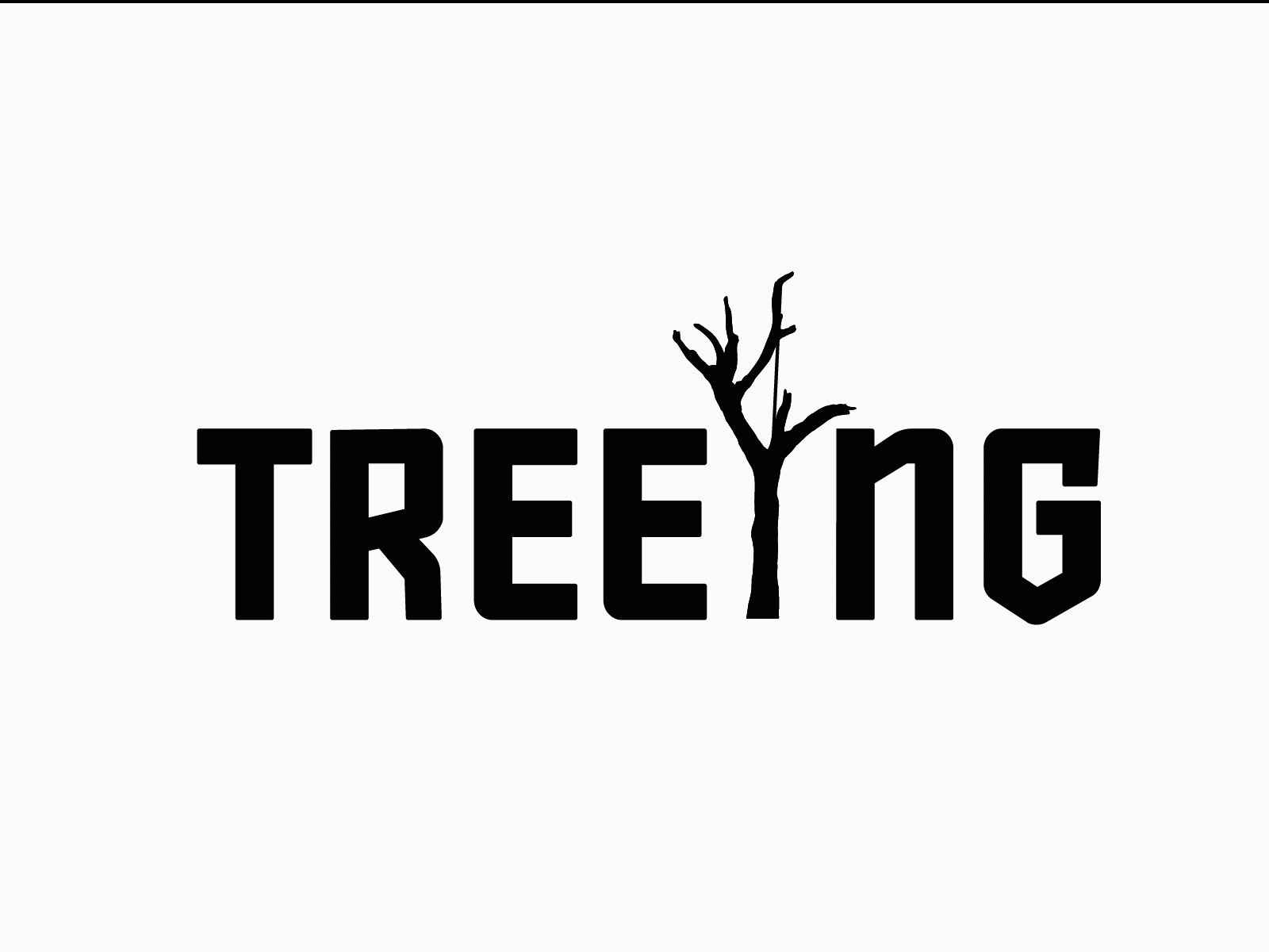 Treeing Animated Logo aftereffects animated gif animated logo animatedgif animation 2d brand branding logo animation logoanimation minimalist logo motion graphic plant tree treeing treeing machine