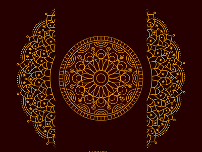 Luxury mandala background. Vector illustration graphic design