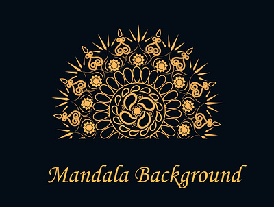 Luxury ornamental mandala background vector in illustration art background design graphic graphic design illustration mandala mandala background