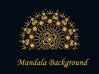 Luxury ornamental mandala background vector in illustration