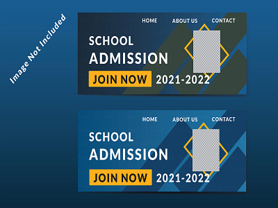 School Admission Web Banner design /Business web banner design