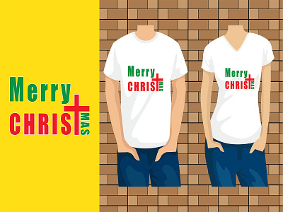 Merry Christmas Typography T-shirt Design merry t shirt tee year