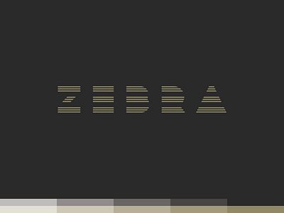 Zebra branding identity logo logotype zebra