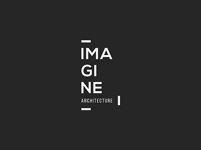 Imagine Architecture branding design identity logo