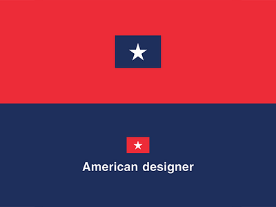 American Designer branding identity logo mark