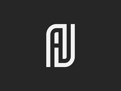 AU Monogram branding identity logo mark