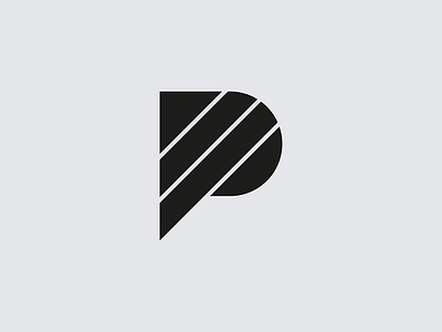 P Letter Mark branding identity logomark