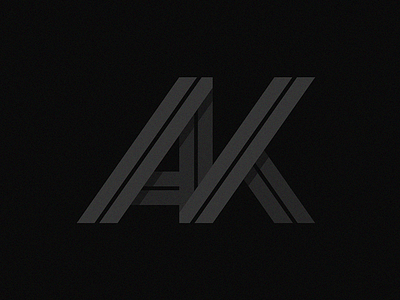 Ak Acronym acronym branding identity lettermark logo logomark