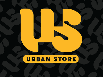 Logo for Urban Store branding illustrator logo logo design logo design branding vector
