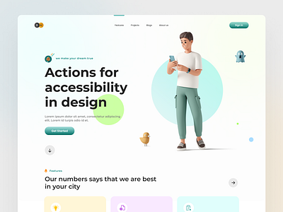 Design agency landing page. design design agency landingpage typography ui uiux ux ux design ui design web web design