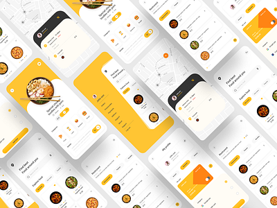 Food app design.