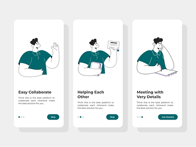 E-learn on boarding mobile app.