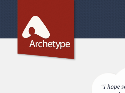 Archetype Website - Header Logo branding logo website