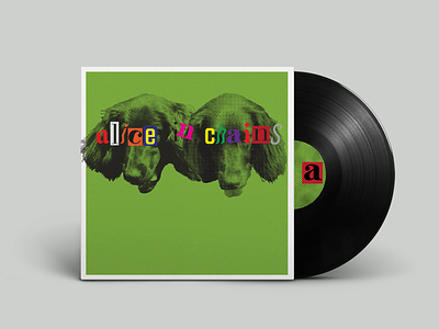 Album Cover Redesign (Alice in Chains) album covers design logo typography vector