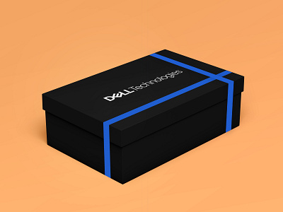 DELL Technnologies gift box box box design branding cardboard box design package design packaging presentation design