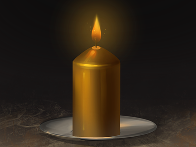 Candle commission for a memorial website