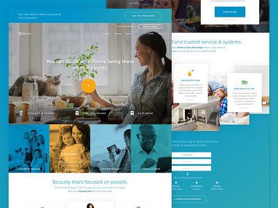 Alliance Homepage Redesign [WIP] alliance design testimonial ui web