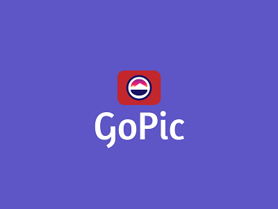 GoPic brand branding camera capture concept design designer goals graphic design icon illustration logo pictures