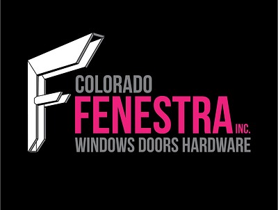 Colorado Fenestra Logo branding design graphic design logo typography