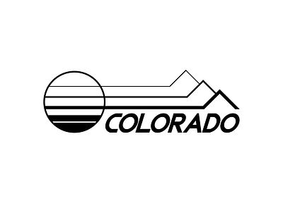 Colorado branding design graphic design illustration vector