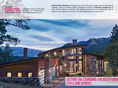 Colorado Fenestra Parade of Homes Ad