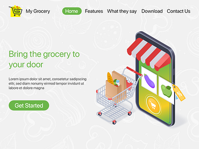 Grocery Landing Page