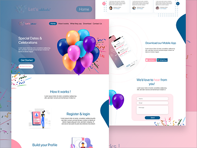 Landing Page 🤩🌟