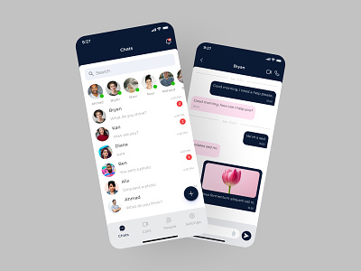Direct Messaging Sample 🤍 animation app chat chatting design facebook instagram messaging messenger motion graphics msg ui ui design ux ux design whatsapp
