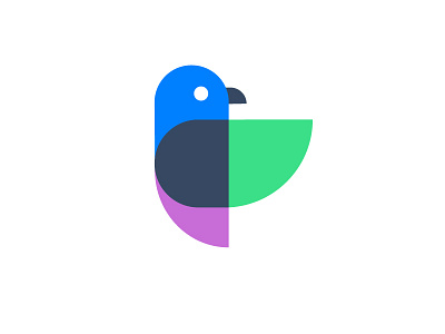 Presumi logo brand design geometrical icon logo minimal pigeon presumi resume simple style vector