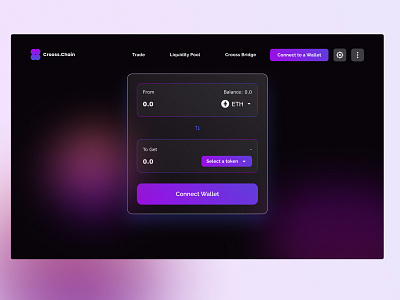 Cryptocurrency Exchange blockchain cryptocurrency design exchange swap ui ux webdesign