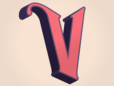 V for Vivs lettering typogaphy typography design