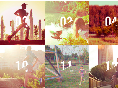 92 days of summer by Nike: promo page