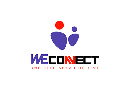 'We Connect' logo Design.