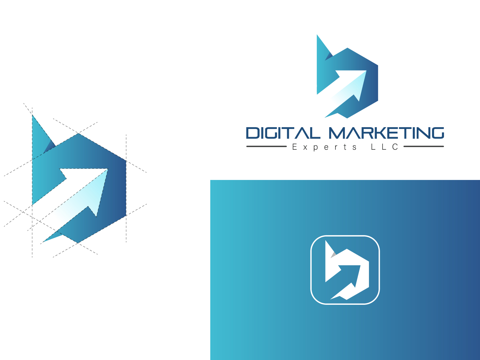 Digital marketing company logo by Rifat Mahmud on Dribbble