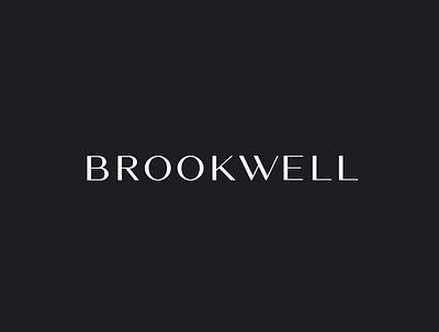 Brookwell - Logotype Branding brookwell greyscale identity logo design branding logo mark logotype realestate