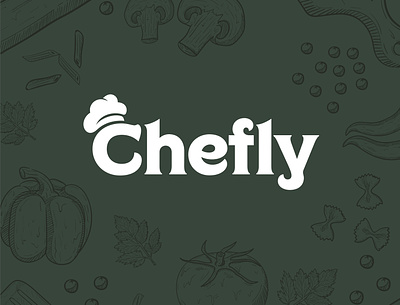 Chefly Logo chef chef hat chefly cooking eat fine dining food logotype restaurant