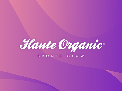 Haute Organic - Bronze Glow 2019 art beauty branding branding agency design digital graphic illustration logo logomark makeup packaging poster typography vector