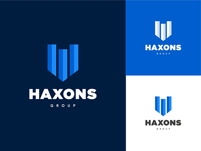 Haxons Group 2020 art branding branding agency design digital graphic h logo haxons illustration logo logomark vector