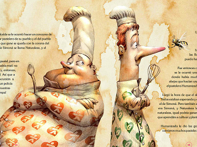 Illustrated environmental book book environment gijón illustration stories tales