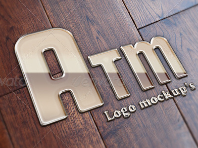 4 Photo Realistic Logo Mock-Ups