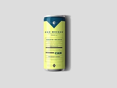 Free Can Mock-up