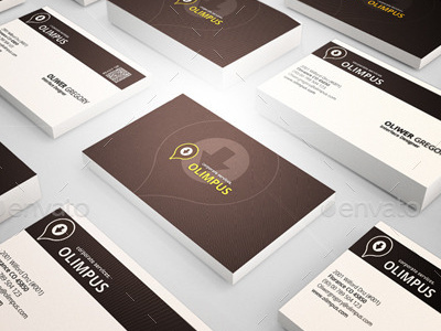 Photo Realistic / Business Card / Mock-Up 3d business card card depth of field elegant four dimensional mock up mock up