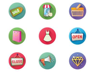 Free E-Commerce Icon Set commerce design e e commerce free icon icons pay set shop shopping