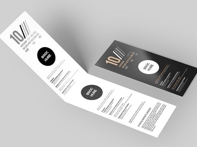 DL Brochure Mock-ups PACK by GraphicBoat on Dribbble