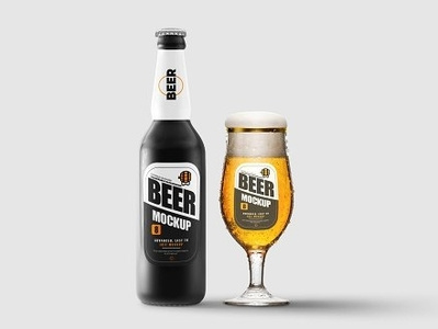Beer Mock-ups PAck wrap varnish six pack packaging mockup mock-up minimalist lacquer glass. drink carton caps brewery bottle beers beer alcohol